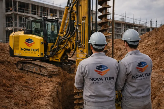 Estacas Hélice Contínua: Solução Eficiente para Fundações sem Vibração no Brasil
